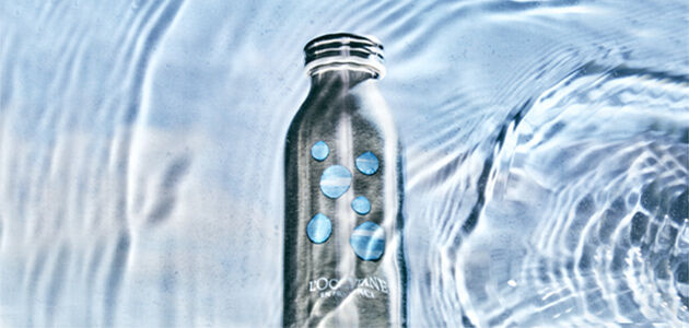 aqua reotier water bottle water background